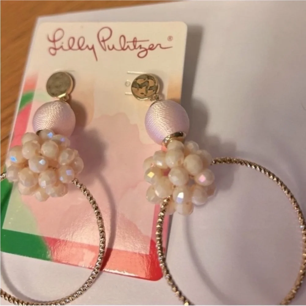 NWT Lilly Pulitzer Earrings Look For Necklace